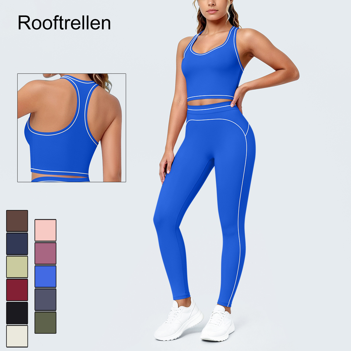 Yoga Mat For Fitness - Damski letni zestaw do ćwiczeń, sportów