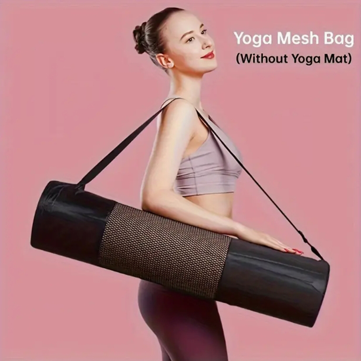 Yoga Mat For Fitness - Oddychająca siatkowa torba do przechowywania maty