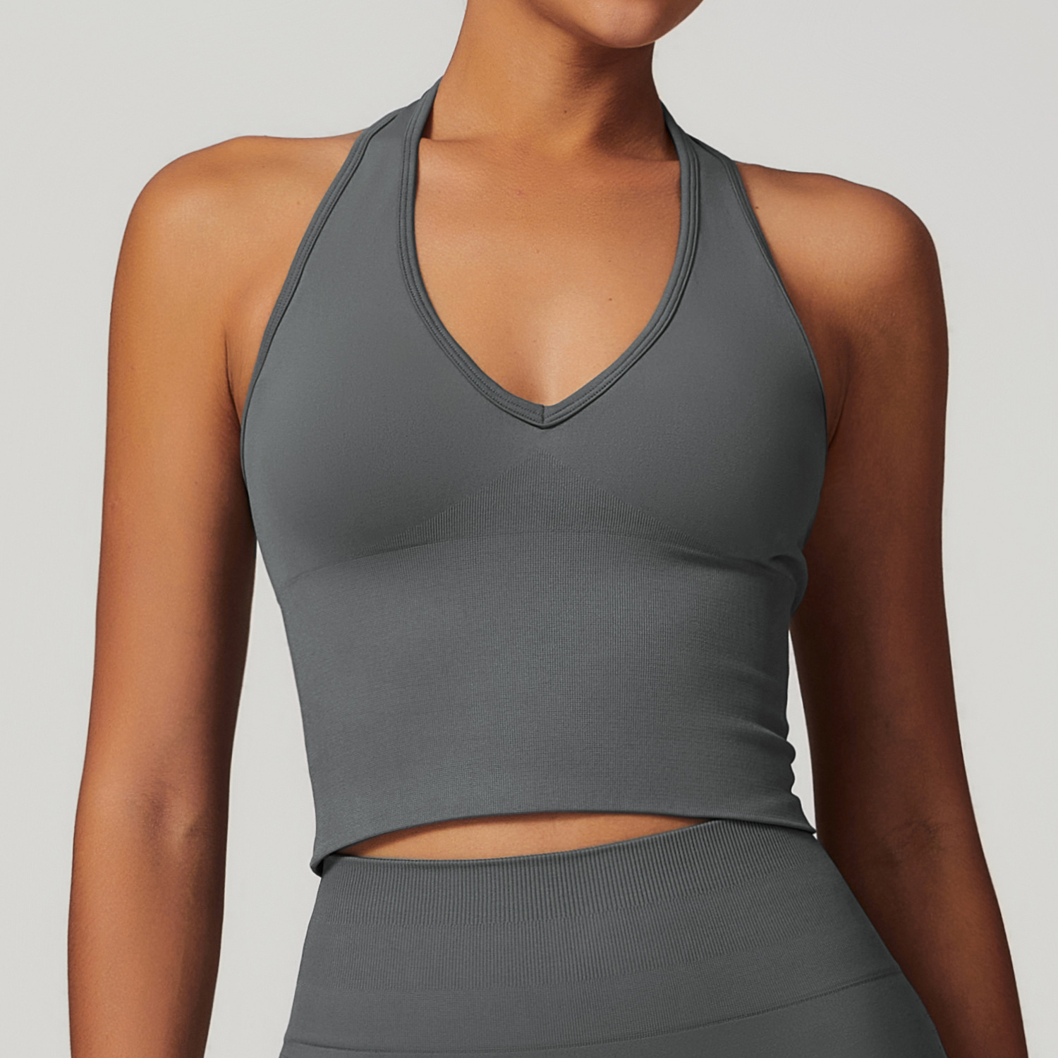 Yoga Fitness Stretching - Damski biustonosz sportowy Tank Top Gym