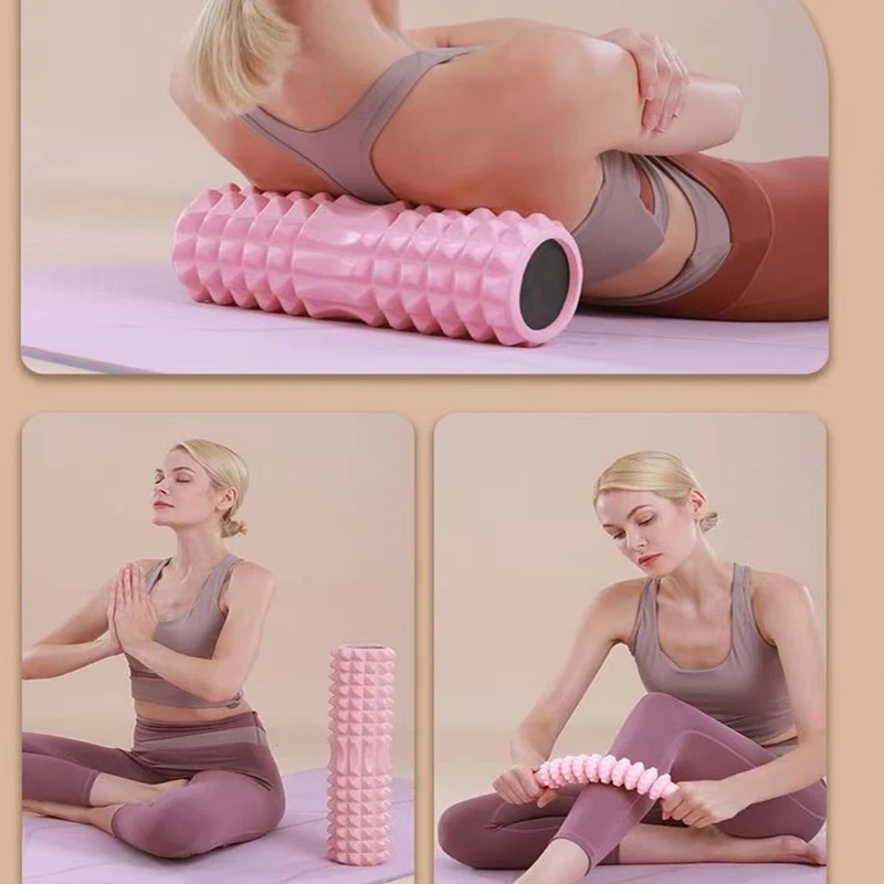 Wałek piankowy 45 cm z blokiem – Yoga Fitness Stretching recenzja i cena