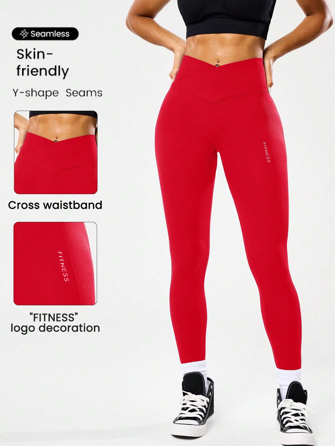 Bezszwowe legginsy do jogi z w – Yoga Fitness Stretching recenzja i cena