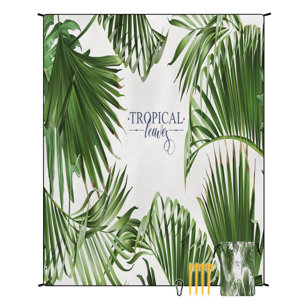 Ręcznik plażowy z motywem palm – Yoga Mat For Fitness recenzja i cena